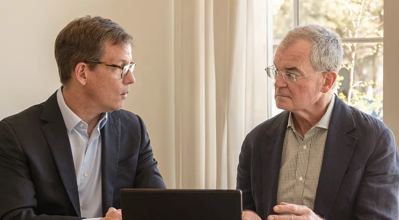 christopher r. johnson and greig coates meeting